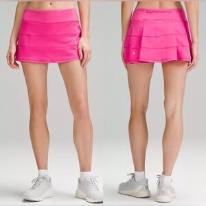 🌼Lululemon Pace Rival Mid-Rise 14” Skirt In Sonic Pink Size 10